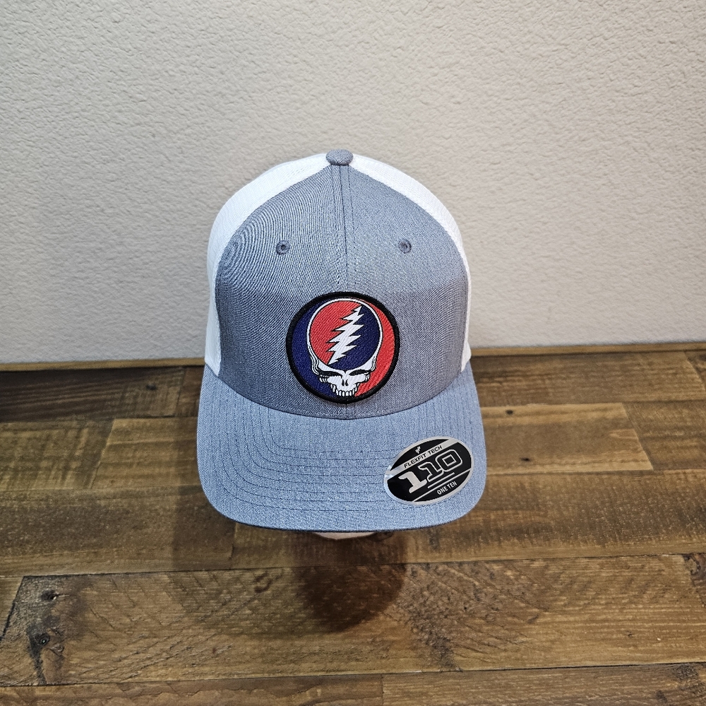 Greatful Dead Steal Your Face Woven Patch Hat.